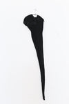 Marc le bihan shoulder strap tight short sleeve long skirt 2863 black